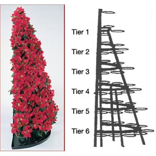 Creative Displays 102WM - 6.5ft Half Round Tree Rack, Creative Displays, Mfr#: 102WM